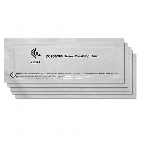 Zebra Reinigungsset - 5 Karten