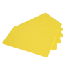 Blanko- Plastikkarten gelb