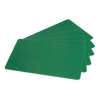 Blanko- Plastikkarten grün