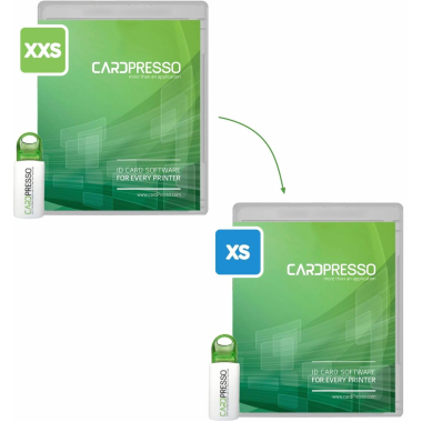 cardPresso Kartengestaltungssoftware XXS Upgrade auf XS