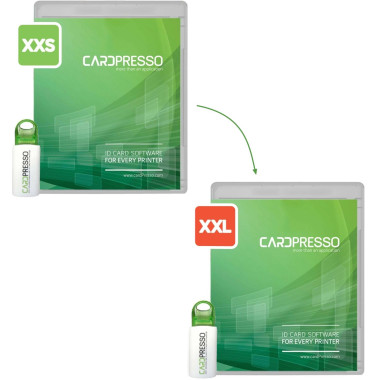 cardPresso Kartengestaltungssoftware XXS Upgrade auf XXL