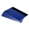 Blanko- Plastikkarten mit Magnetstreifen königsblau