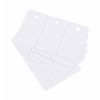 Blanko- Plastikkarten teilbar mit Stanzung