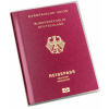 Reisepasshülle neuer Reisepass 128 x 92,5 mm