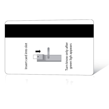 Plastikkarte mit HiCo Magnetstreifen bedruckt