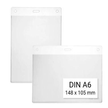 Ausweishüllen Weichplastik DIN A6-Format
