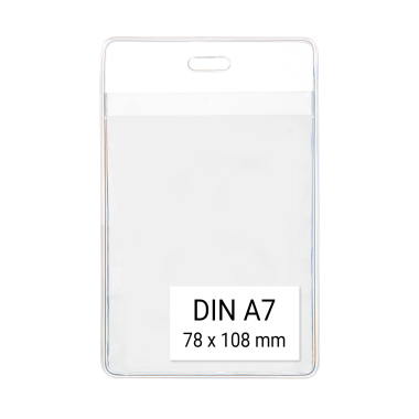 Ausweishalter DIN A7-Format vertikal