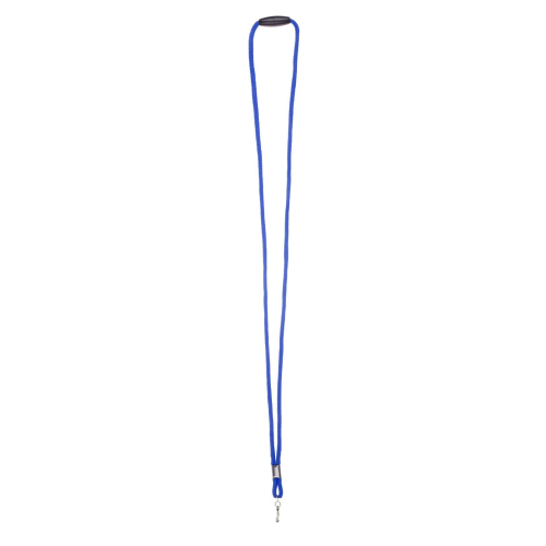 Schlüsselband Lanyard blau mit Metalldrehhaken